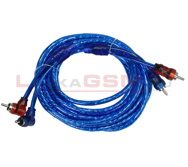 Набор кабелей для автоакустики MDK MJ-1 (2RCA-2RCA), 5м