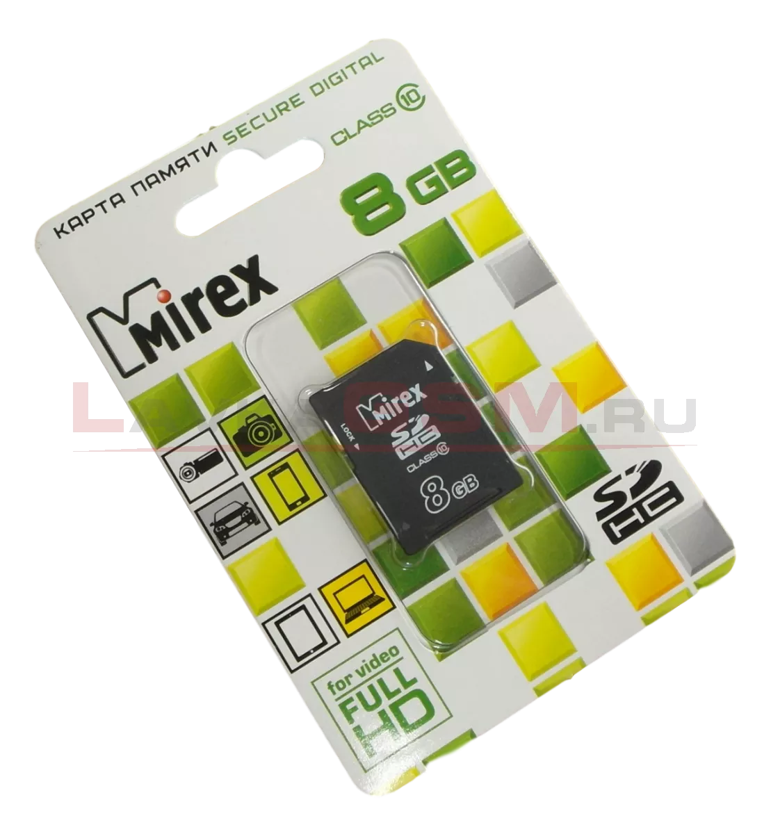 microSD 8GB class 10 (без адаптера) MIIREX