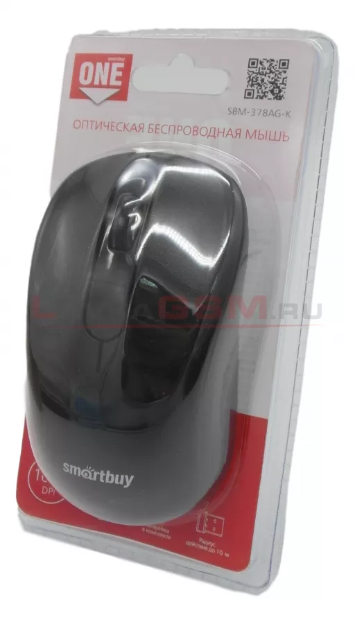 Мышь беспроводная Smartbuy ONE 378 черная (SBM-378AG-K) Мышь беспроводная Smartbuy ONE 378 черная (SBM-378AG-K)