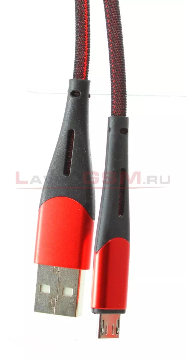 USB Кабель для micro USB XS-019, 2А, Красный