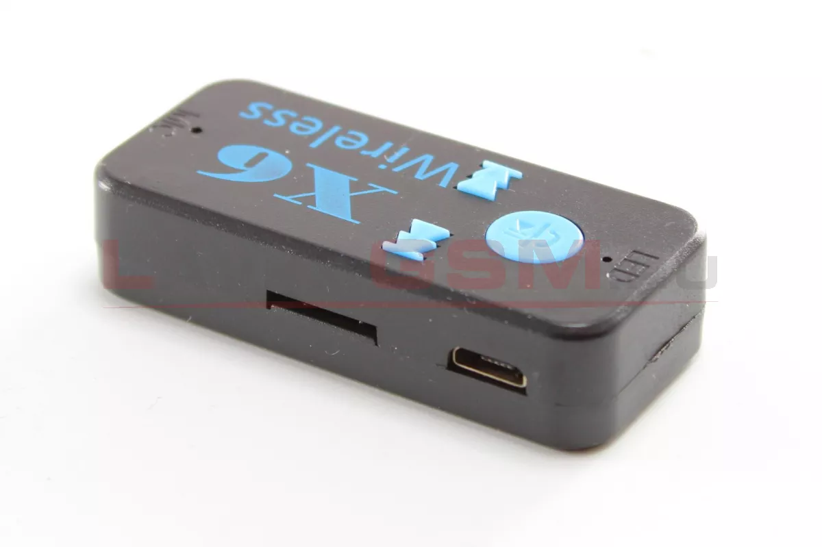 Bluetooth аудио адаптер X6 с MP3 плеером